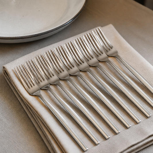 Commercial Sirocco Dessert Forks Pack of 12 Stainless Steel