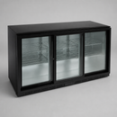 Commercial Back Bar Cooler 320Ltr Sliding Doors Beer Fridge