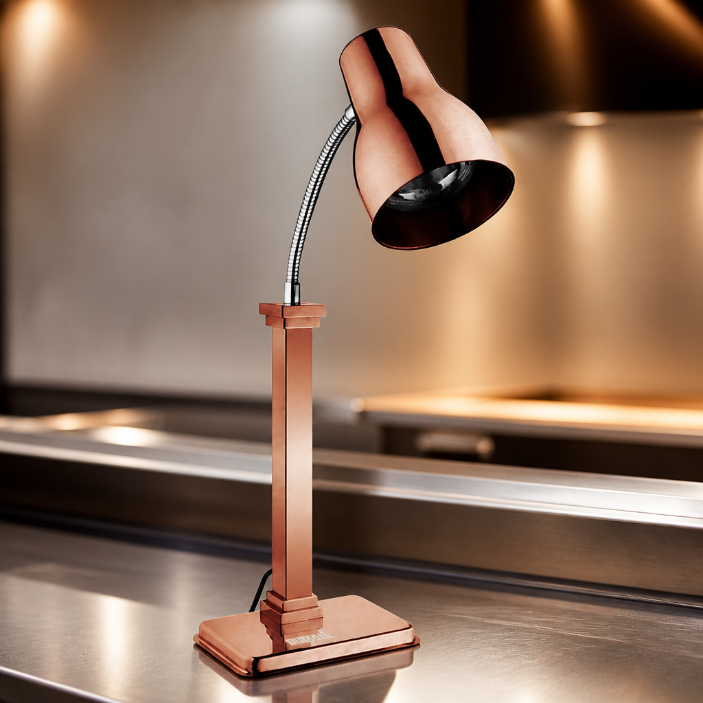 Commercial Heat Lamp Carving Station 250W Adjustable 660mm