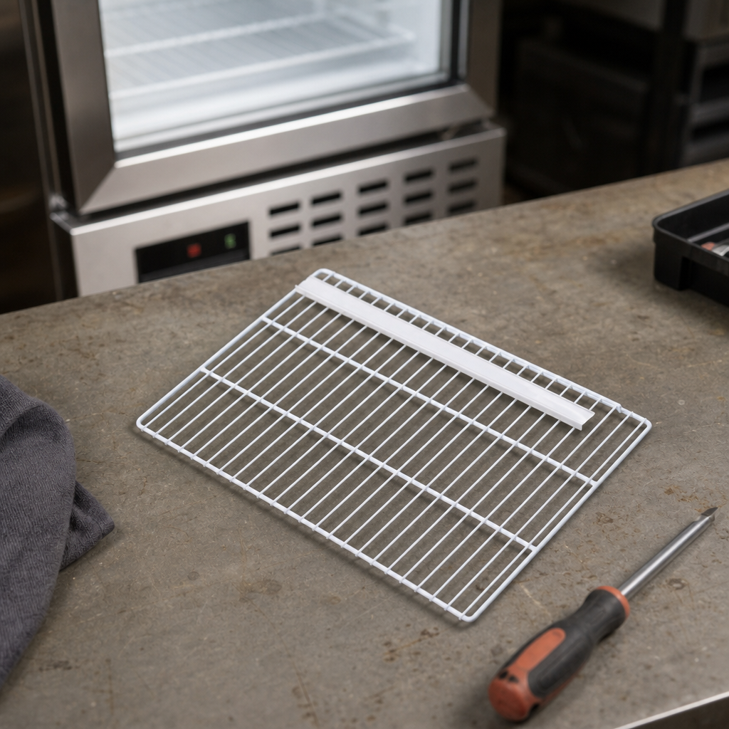 Commercial Display Fridge Shelf and Label Support 42x505mm