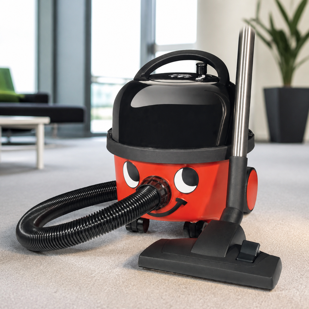 Commercial 6L vacuum cleaner with stainless steel extension tubes