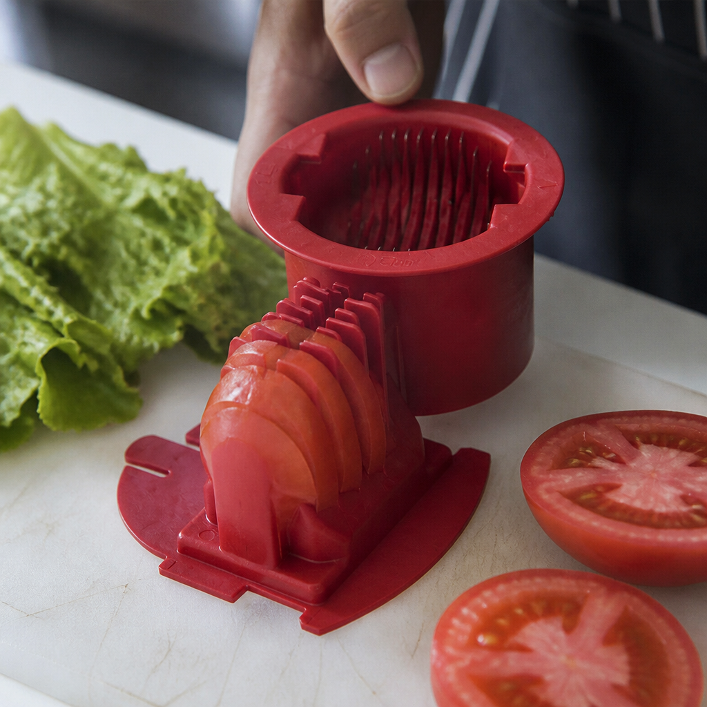 Commercial Tomato Slicer 5mm Stainless Steel and Composite