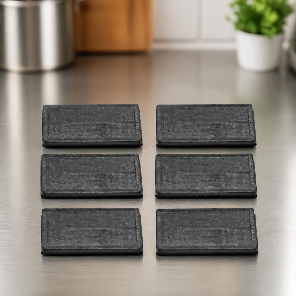 Commercial Microwave Foot Cushion Block Set of 6
