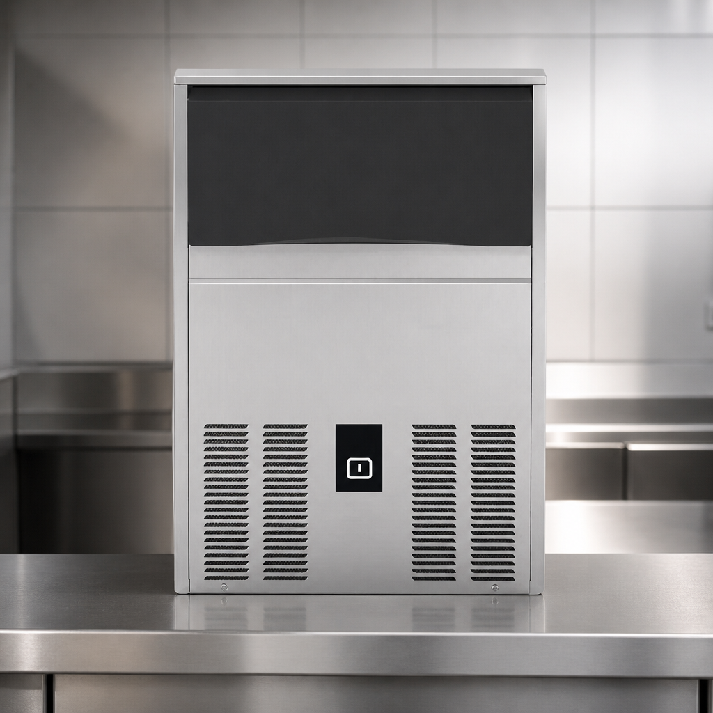 Commercial Ice Machine 46kg Capacity with Touch Control