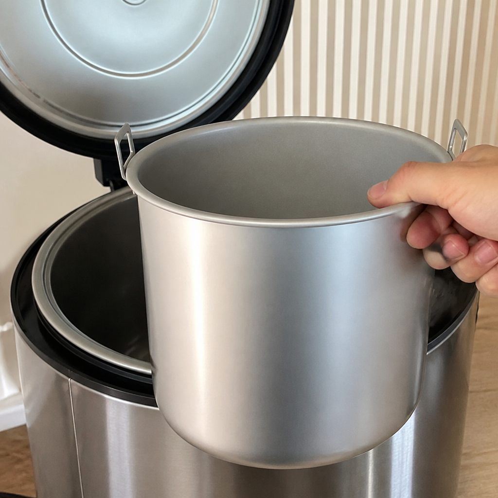 Commercial Rice Cooker Inner Pot with Handle 350mm Height