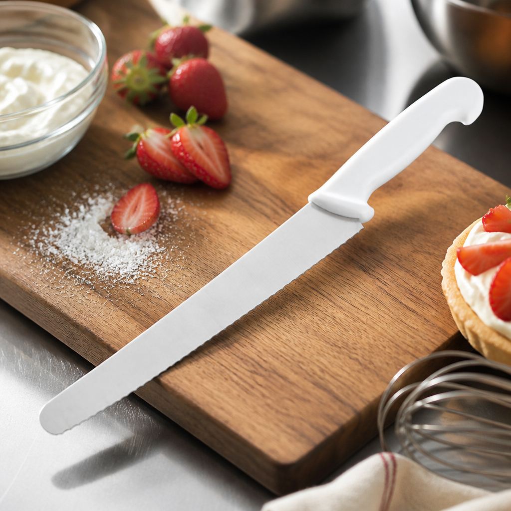 25.4cm Commercial Serrated Pastry Knife with Ergonomic Handle