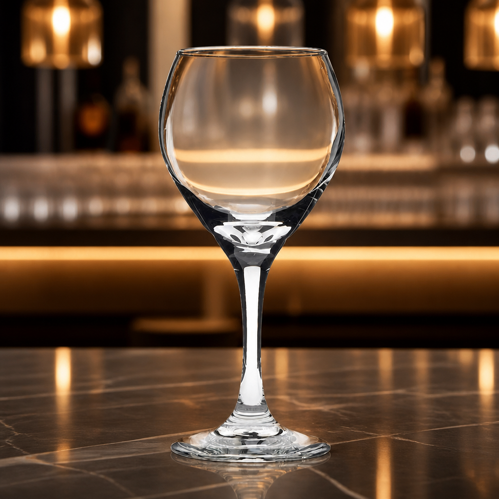 Commercial Round Wine Glasses 290ml 10oz - 12 Pack