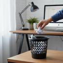Premium 15L Square Plastic Waste Paper Bin for Efficient Waste Management and Organization