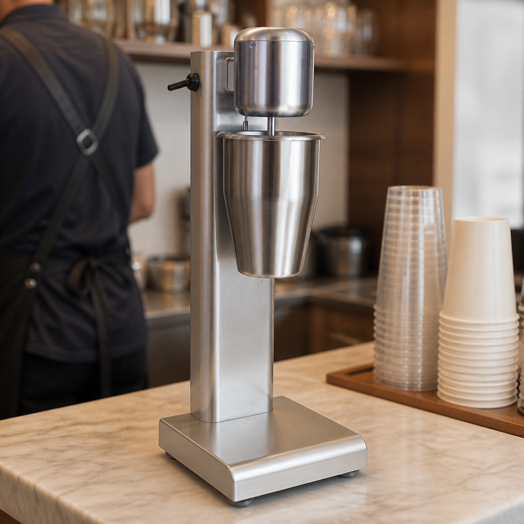 Commercial Milkshake Mixer 80W Single Head 520mm Height