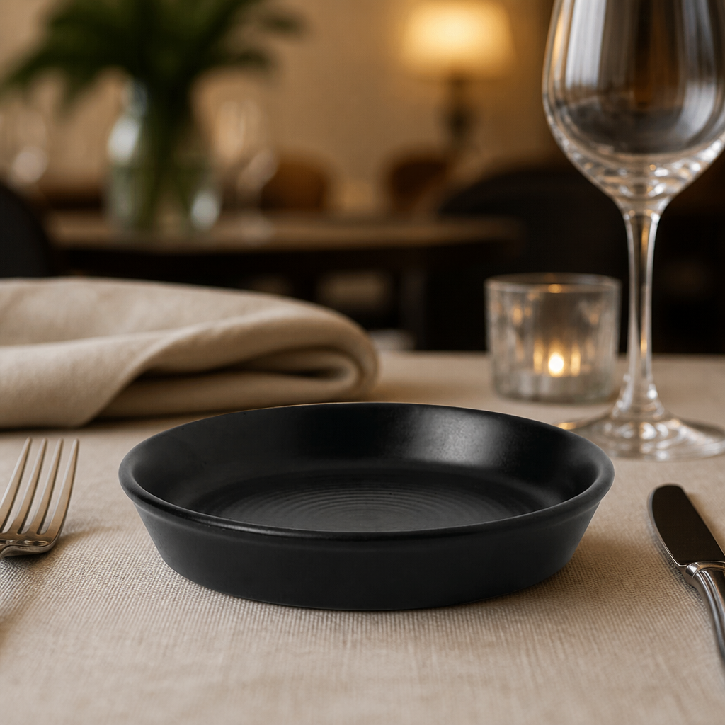 12 pack of 159mm commercial vitrified stoneware tapas dishes