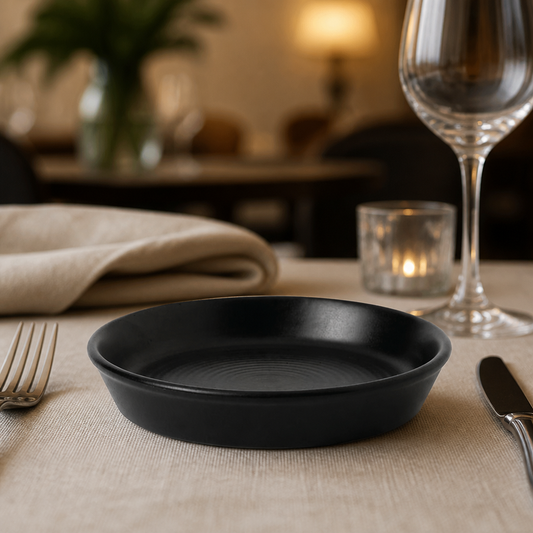 12 pack of 159mm commercial vitrified stoneware tapas dishes