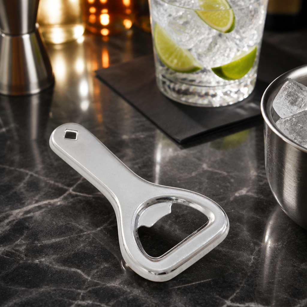 Commercial Stainless Steel Handheld Bottle Opener 10 Pack