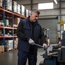 Premium Two Layer Softshell Bodywarmer with Padded Construction for Durability and Comfort in Variable Weather Conditions
