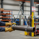 Premium Galvanised Long Link Chain 6mm x 1m - Durable, Heavy Duty Steel for Versatile Applications