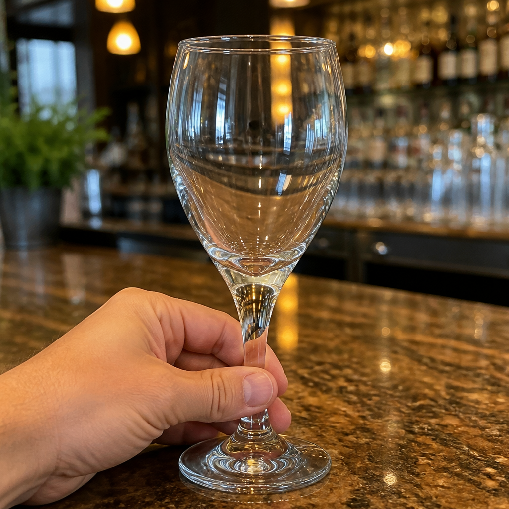 12 pack of 250ml teardrop wine glasses
