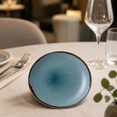 Commercial Coupe Plates Blue 217mm - 12 Pack Catering Dish
