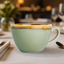 Commercial Cappuccino Cups 340ml Porcelain Moss 6 Pack
