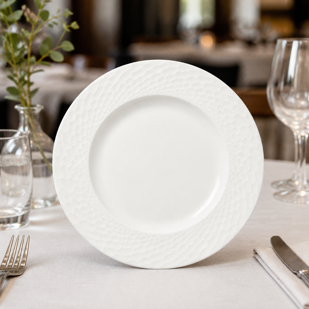 Commercial Mid Rim Plates 255mm in a 24 pack