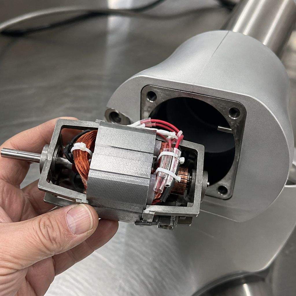 Stainless steel motor replacement parts for stick blenders