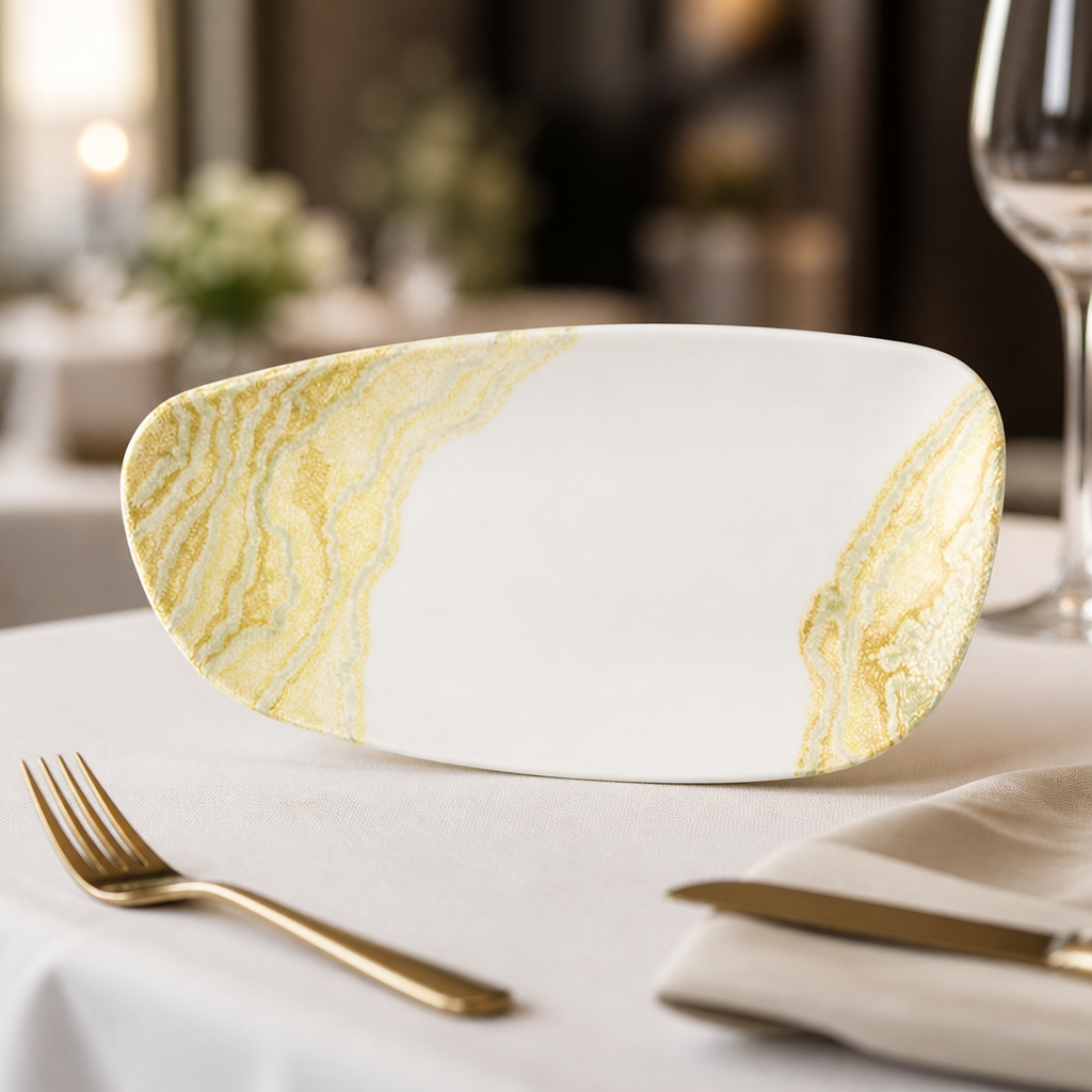 Chefs Geo Plates 280 x 153mm (12 Pack)