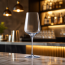 Commercial White Wine Glasses 333ml Laser-Cut Rim 24 Pack