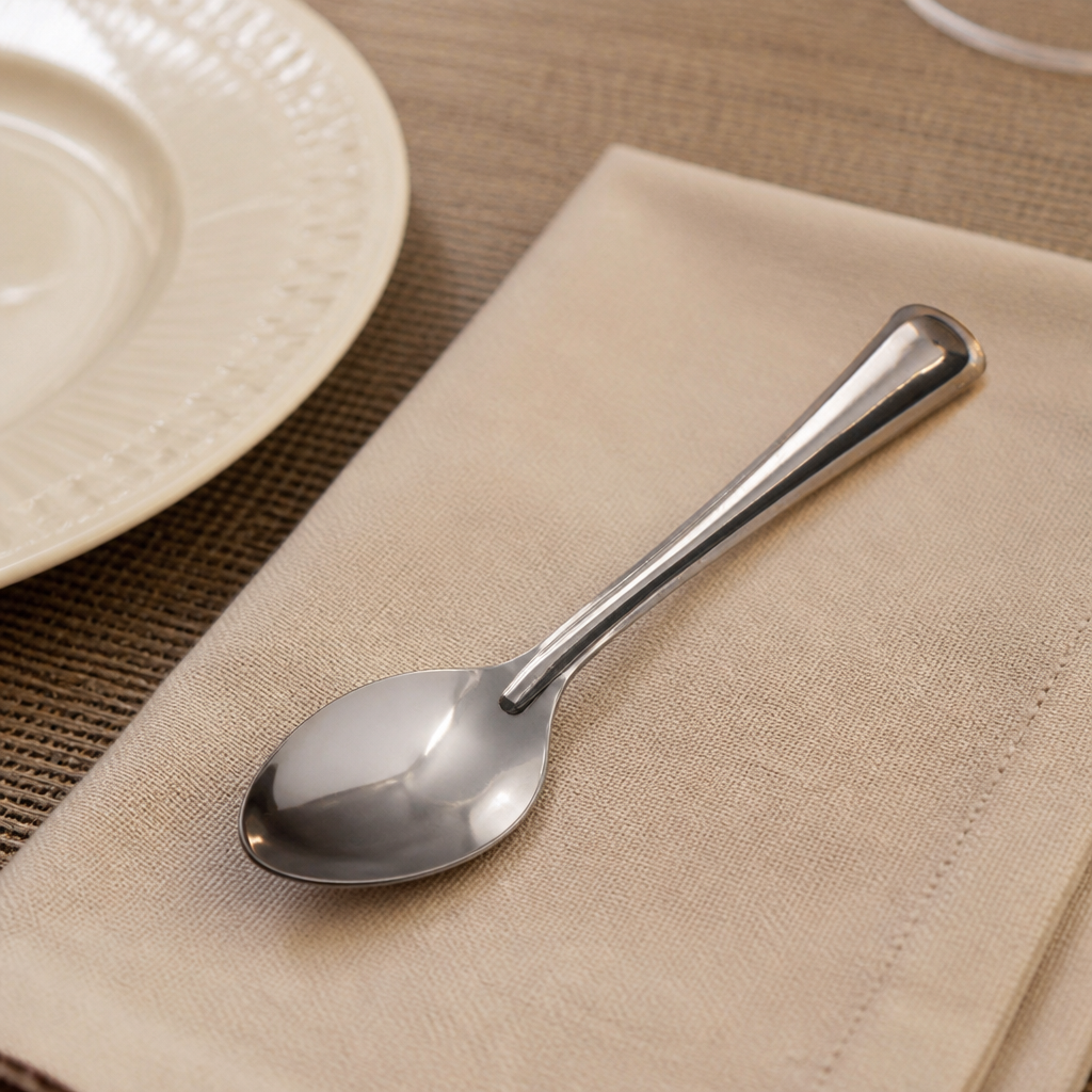 Set of 12 Commercial Stainless Steel Teaspoons 130mm
