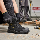 Premium S3 Safety Boots with PU Coated Leather, Aluminium Toecap, and SRC Slip Resistance for Enhanced Comfort and Protection