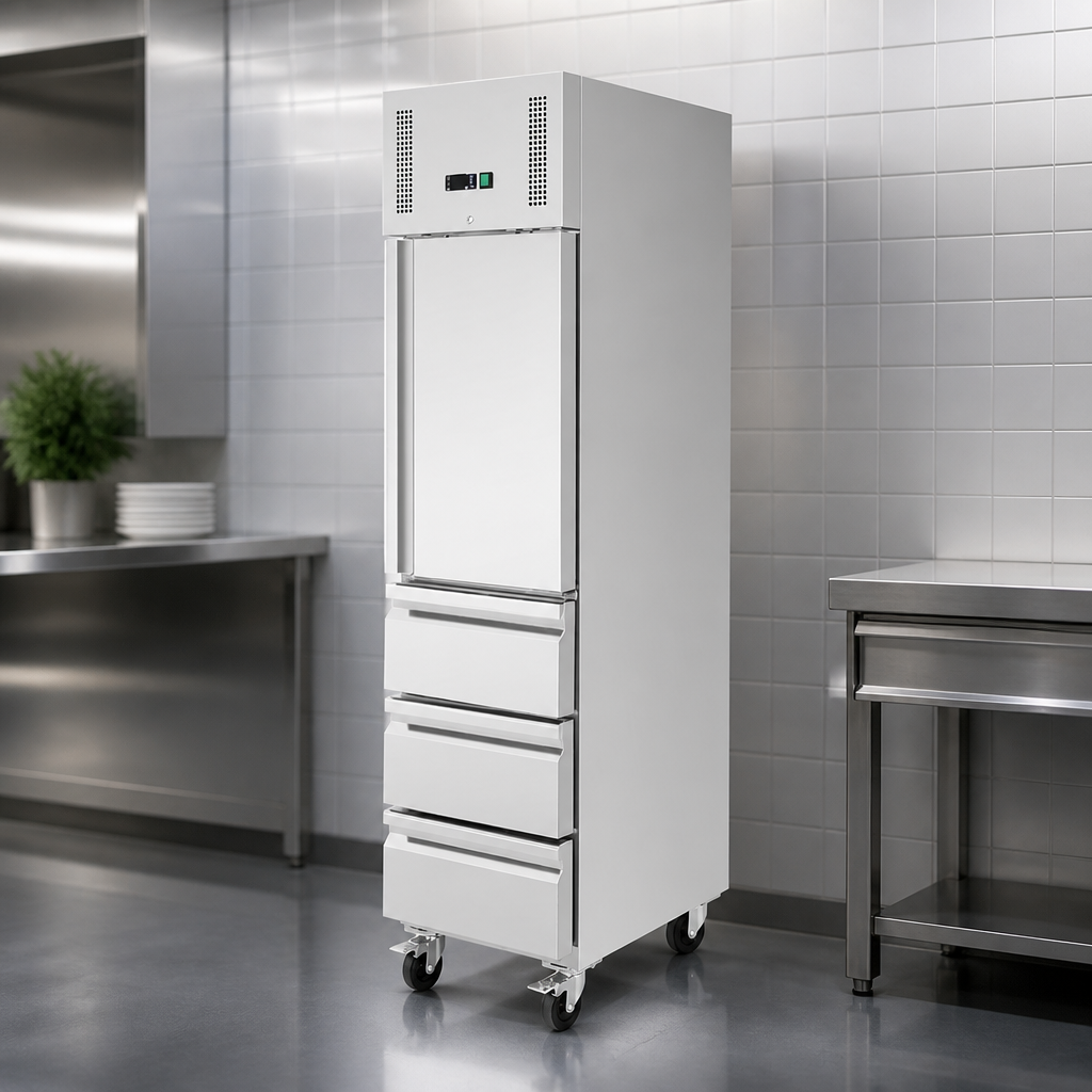 Commercial Single Door Refrigerator 292Ltr Slimline Design