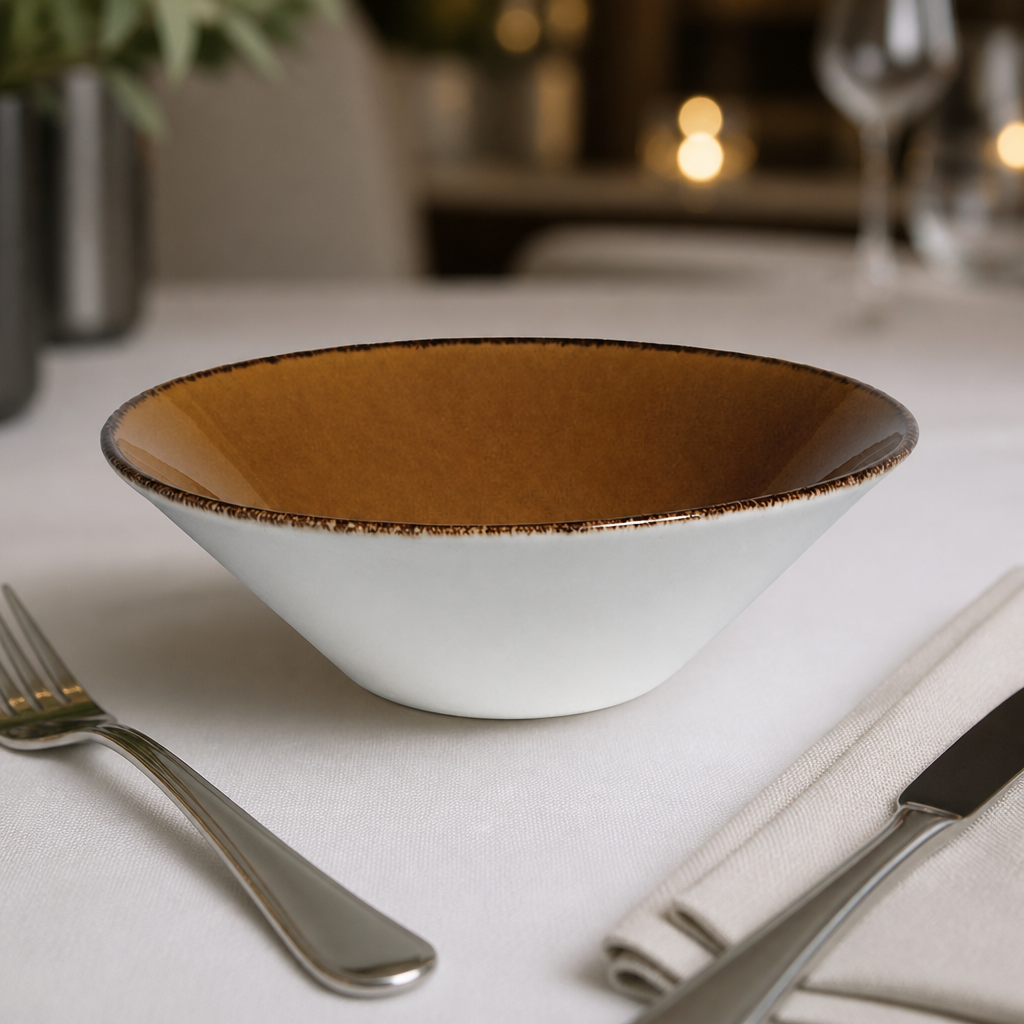 Commercial Mustard Essence Bowls 165mm - 24 Pack