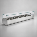 Commercial Countertop Prep Fridge 9x 1/3GN Capacity