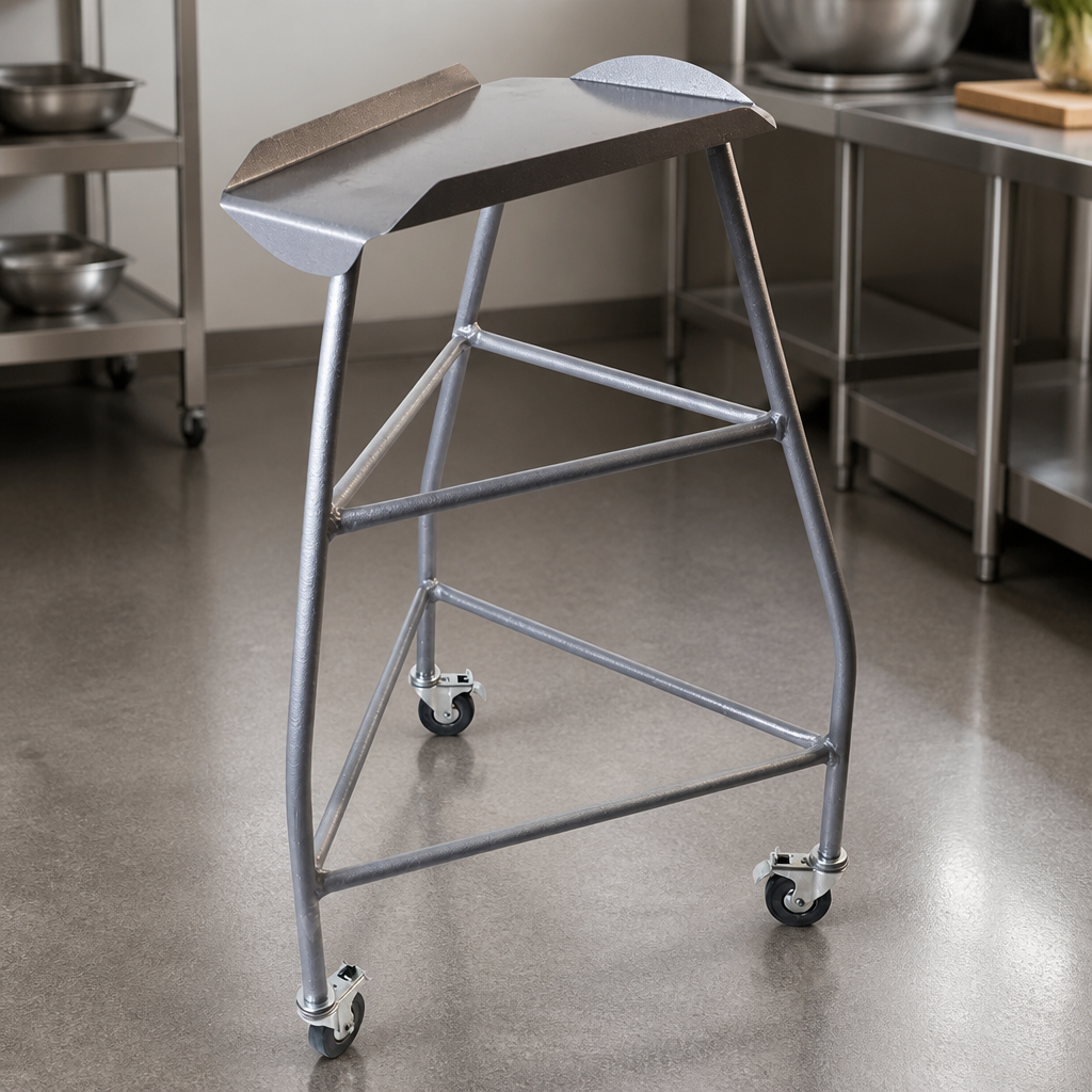 Mobile Trolley for 4.5kg and 6.8kg Potato Rumblers