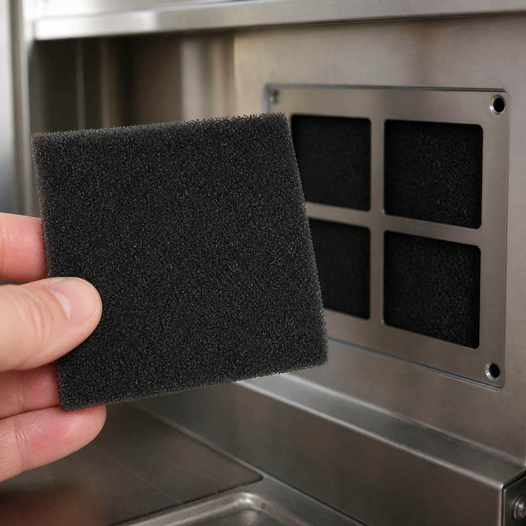 Commercial Replacement Lower Carbon Filter for UVC Steriliser