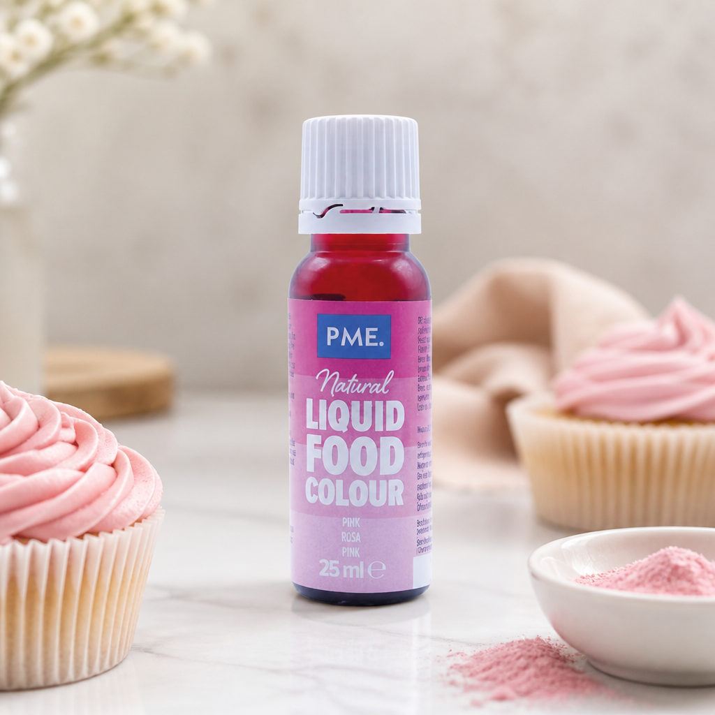 Natural Pink Food Colour 35g for baking and decorating