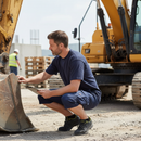 Professional Stretch Cargo Trousers with Ripstop Reinforcement, Ergonomic Fit and Durable Construction in Navy - Sizes 28-52