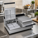 Commercial Double Waffle Maker for Two 178mm Waffles