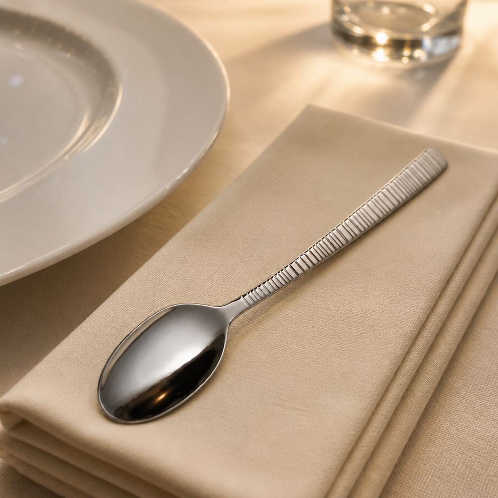 Set of 12 modern commercial cocktail spoons