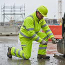 Premium Foul Weather Over Trouser with Reflective Tape and Waterproof Zips - High-Quality Professional Grade for Industrial and Commercial Applicat...