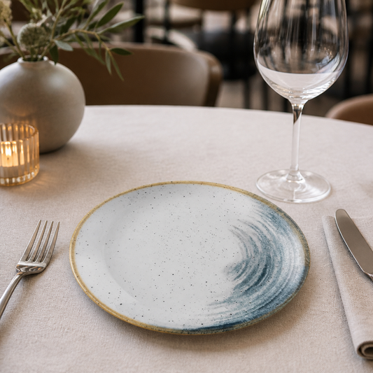 Commercial Accents Coupe Plates 165mm Blueberry 12 Pack
