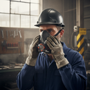 Premium Protective Face Mask with A2P3 Filters and Low Breathing Resistance for Construction Dust Protection