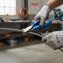 Professional End Cutting Pliers 170mm - Hardened Steel Jaws with Induction Hardened Cutting Edges and Moulded Plastic Handles