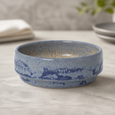 Commercial Round Stacking Trays 75mm 12 Pack Bluestone