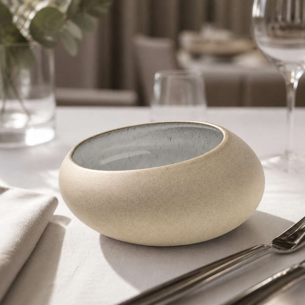 Pack of 6 Commercial Stoneware Bowls 150mm 500ml