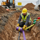 High-Performance Underground Street Lighting Tape 150mm x 365m - Durable and Reliable for Effective Marking