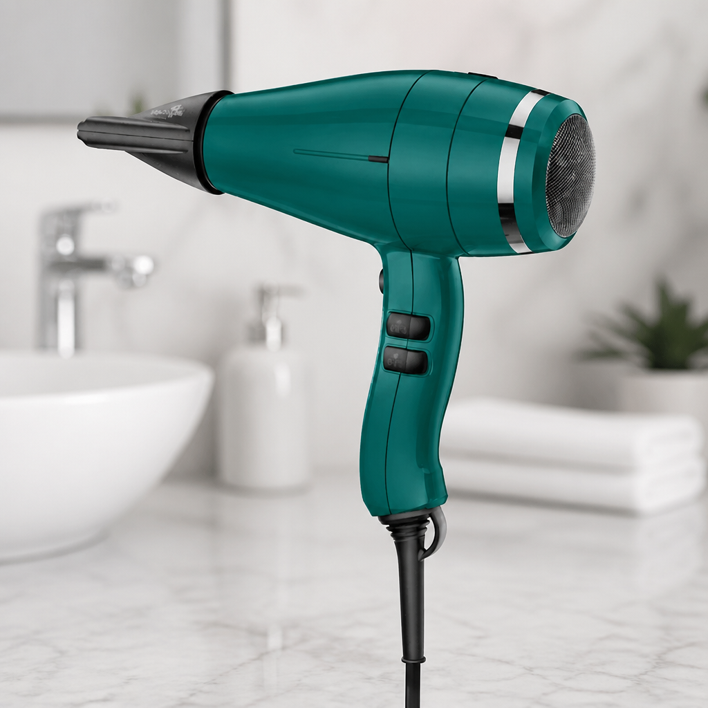 Wall-Mounted Hotel Room Hair Dryer with Six Heat Settings