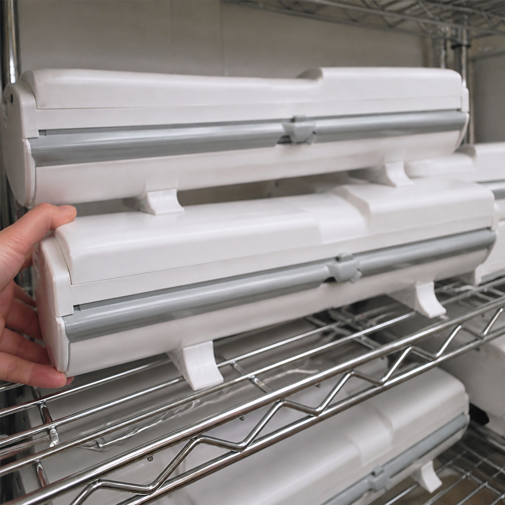Compact Cling Film Dispenser for food preparation