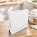 Small Recyclable Paper Bags 250 Pack for Commercial Use