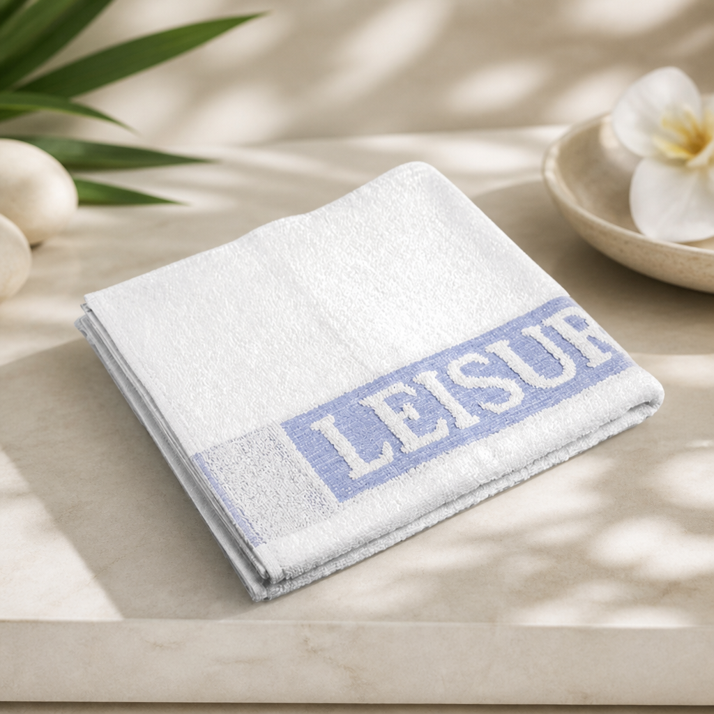 Commercial Cotton Leisure Towel 700x1370mm Bleach Resistant