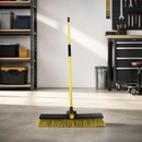Heavy Duty Commercial Broom with Dual Purpose Bristles