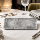 Commercial Coupe Rectangular Platter 338x155mm Grey 6 Pack