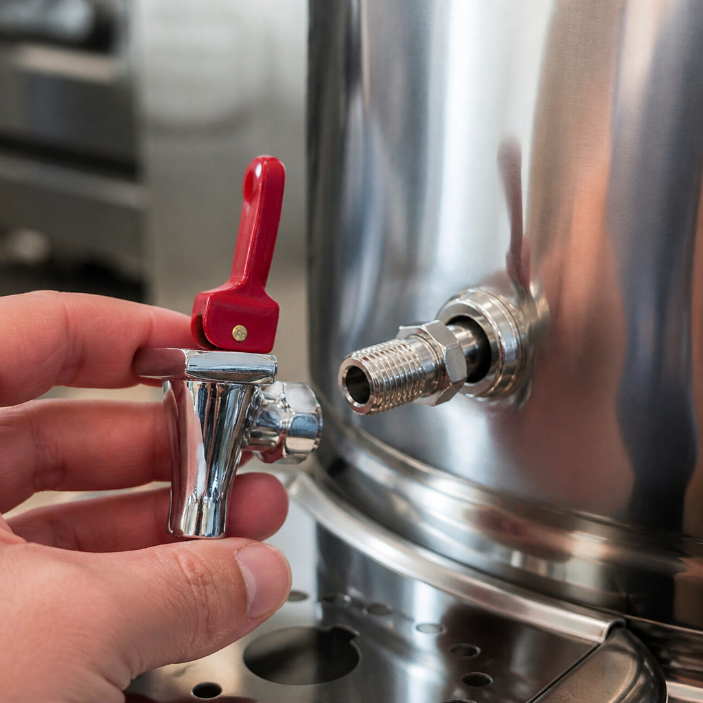 Essentials Tap with Washer and Nut for catering equipment